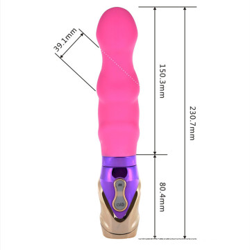 Produit de sexe de vibrateurs de silicone de vagin pour la femme Injo-Zd040